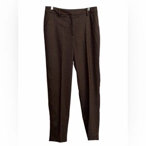 Modern Tailored Brown Dress Trousers